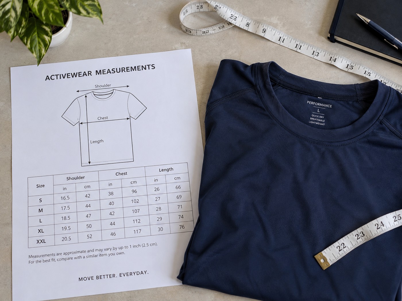 US / EU Size Charts