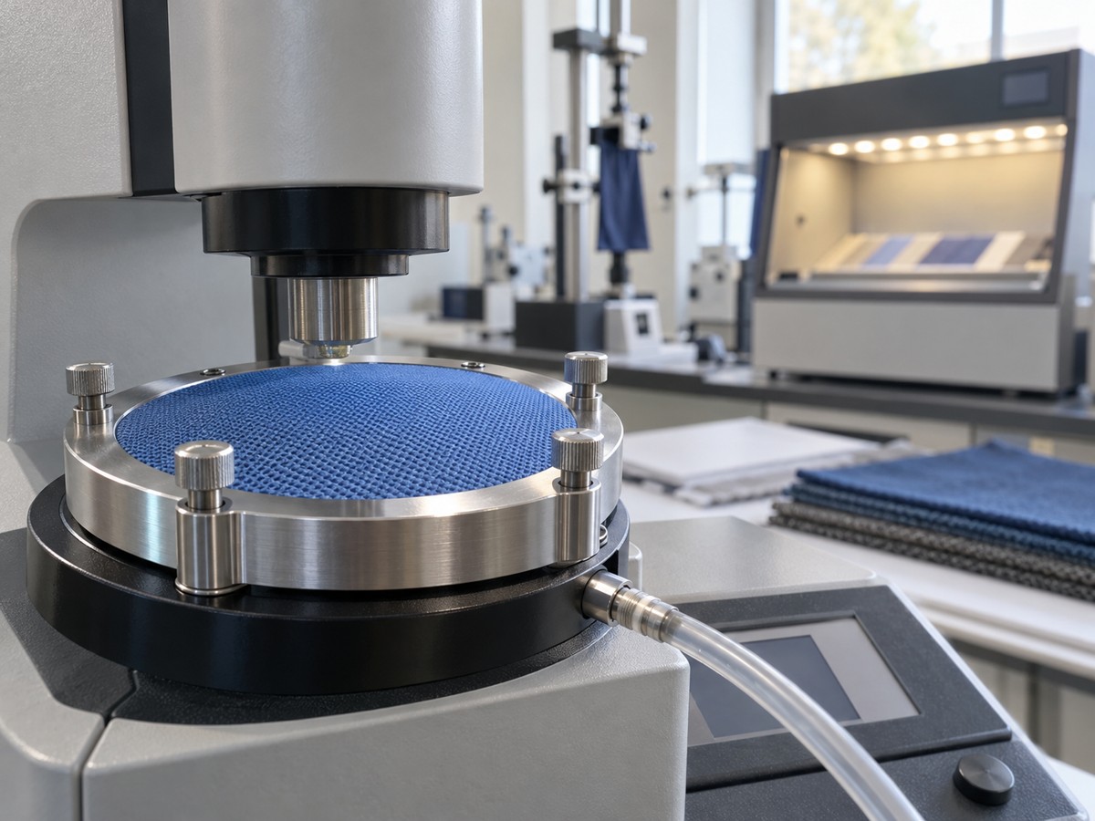 Performance Fabric Testing golf apparel detail