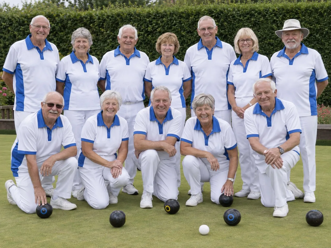 Bowls Club Uniforms editorial photograph