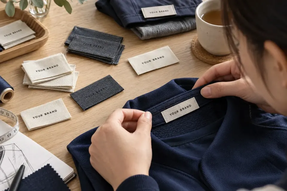 Sportxia custom T-shirt labels